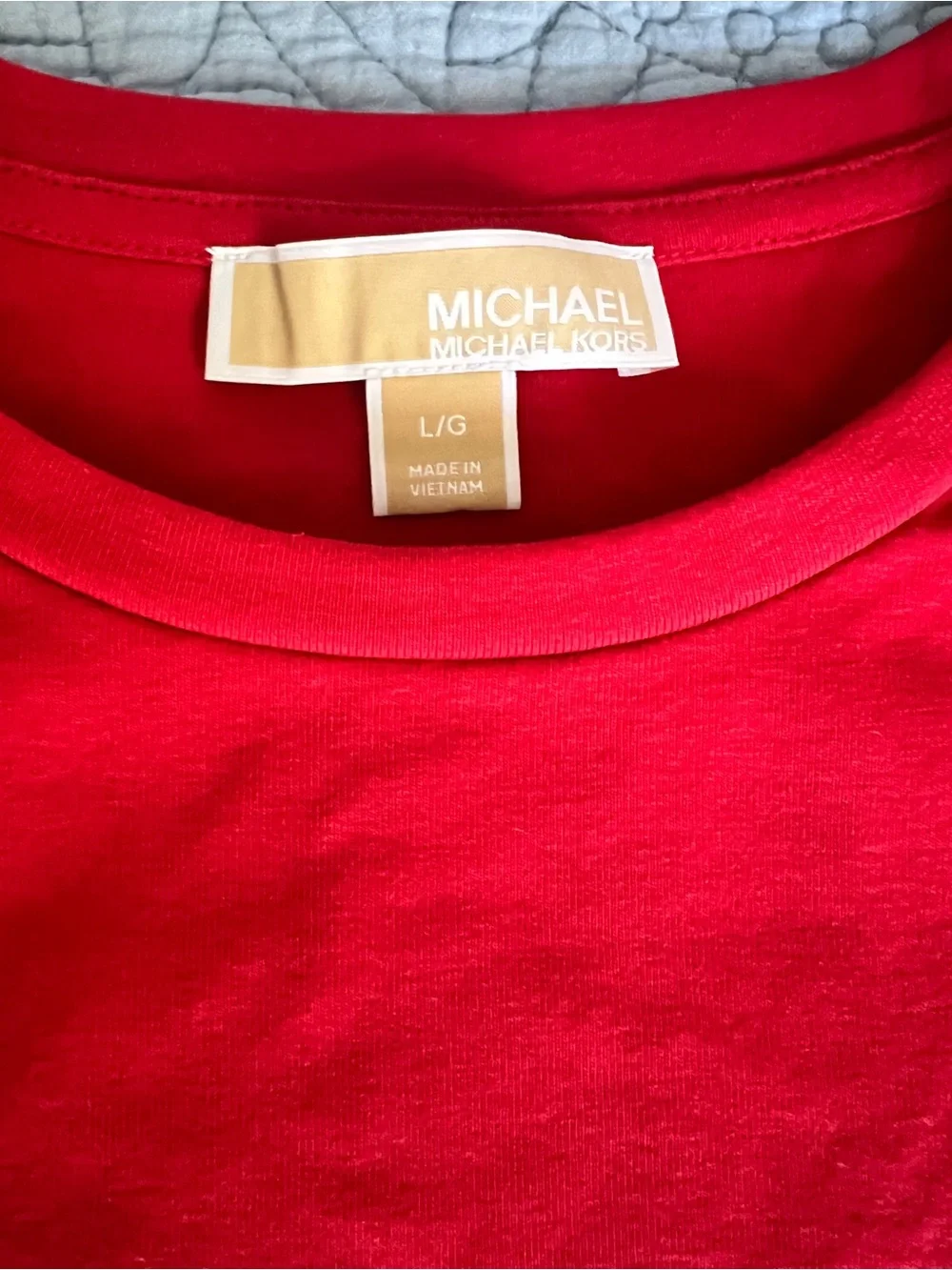 Michael Kors Bright Red Crewneck Tee